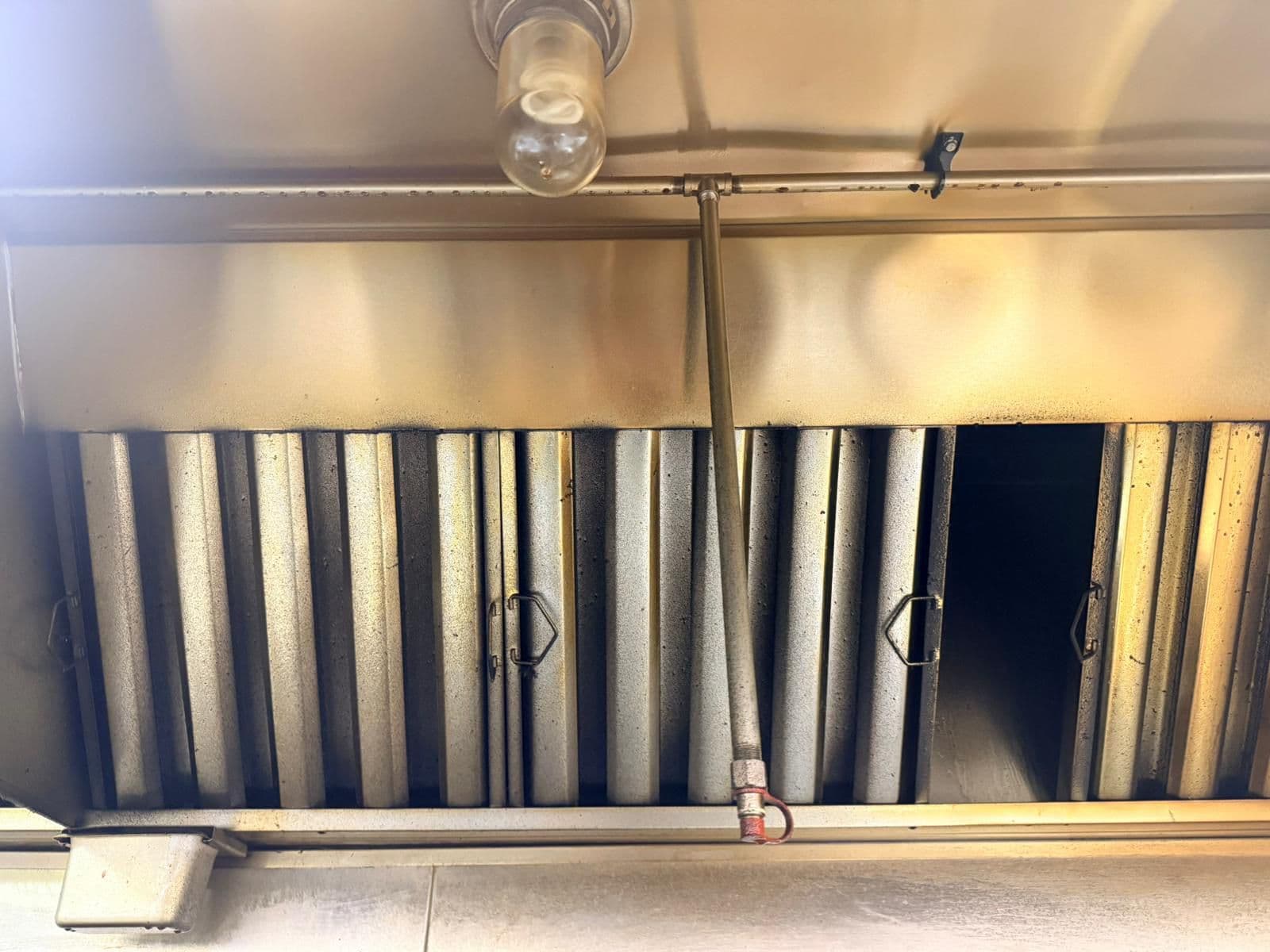 Kitchen exhaust hood before
